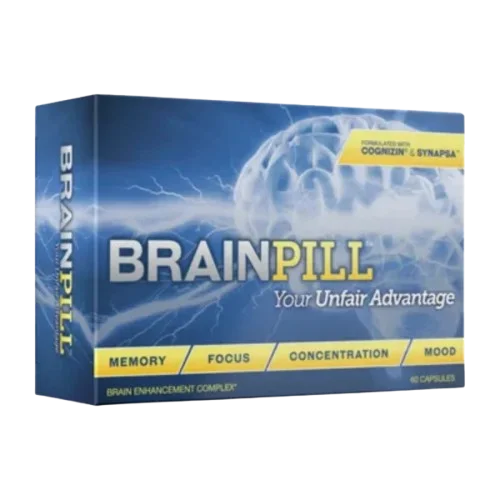 BrainPill Cognitive Support Supplement Box