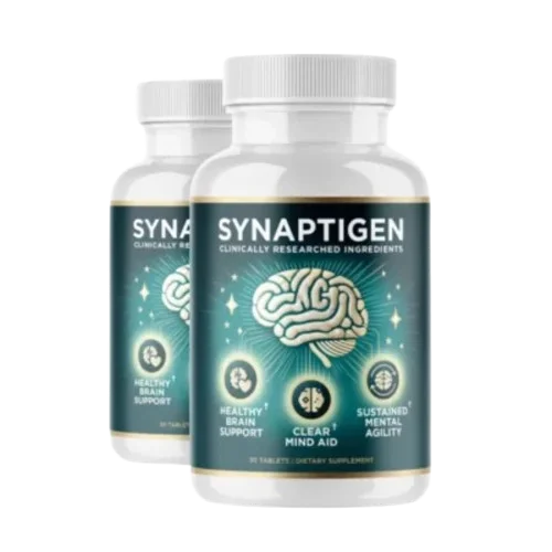 Synaptigen Gut-Brain Axis Cognitive Supplement Bottles